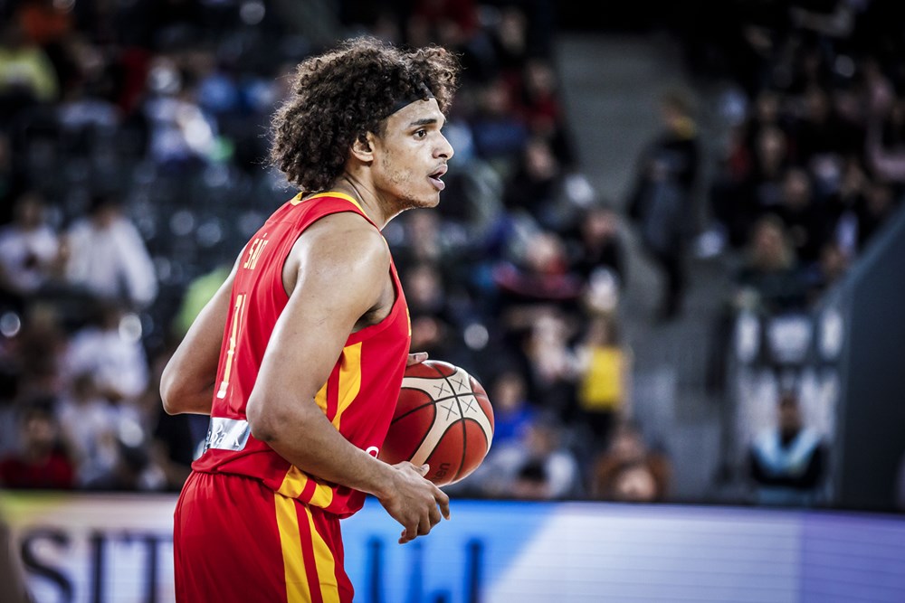 Sebas Sáiz en la ventanas FIBA contra Rumanía